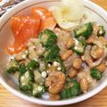 ぱぱぱぱぱんだねこ's cooksnap of when they made お酒のおつまみに＊イカのオクラ納豆和え＊.