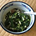 エセベジタリアン's cooksnap of when they made モロヘイヤと茗荷のおひたし.