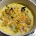 てらぼお's cooksnap of when they made 朝食に活躍！コーンスープの素で簡単ドリア.
