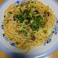 クックJOEさん's cooksnap of when they made 長ネギとしめじの和風パスタ.