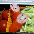 yuzunon's cooksnap of when they made お弁当に☆カオナシのウインナー.