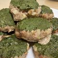 ねみねみ's cooksnap of when they made ≪しゃきしゃき≫◎蓮根と大葉のハンバーグ.