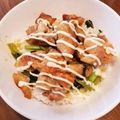 麻's cooksnap of when they made 簡単焼き鳥丼.