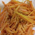 クックZTZ10H☆'s cooksnap of when they made 簡単副菜☆レンチンでにんじん黒ごまあえ.