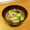 Asato★'s cooksnap of when they made なすとベーコンの味噌スープ.