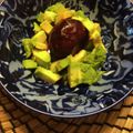 忘れん坊の覚え書き's cooksnap of when they made アボガドとビーツの和風サラダ.