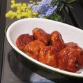 からあげパーティー's cooksnap of when they made 鶏ひき肉＆豚ひき肉の肉団子！甘酢あん.
