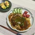 asm＊rei's cooksnap of when they made きのこと玉ねぎの和風ソースハンバーグ.