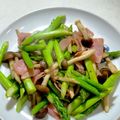 ♪ゆかたん♡'s cooksnap of when they made アスパラ&ベーコンのきのこバター炒め.