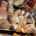 はねとしっぽ's cooksnap of when they made 生ハムアボカドの生春巻・亜洋折衷ソース。.