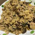 きょちょぶろ's cooksnap of when they made ナスとゴーヤの豚ひき味噌炒め.