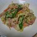 miiiko♡'s cooksnap of when they made ベーコンと色々野菜のにんにくマヨ炒め☆.