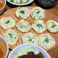 そろそろねんね's cooksnap of when they made 餃子の皮で簡単☆和風ピザ.
