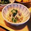 喜八＆Hacchi's cooksnap of when they made えのきとオクラの梅肉和え.