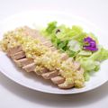 クックDAD's cooksnap of when they made レンジで塩麹蒸し鶏のねぎ塩レモン風味だれ.