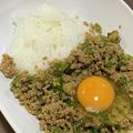 riico3's cooksnap of when they made 簡単☆挽き肉とピーマンのカレーそぼろ丼.