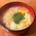チェリチョコ's cooksnap of when they made 大葉お味噌汁.