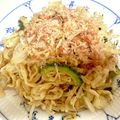 EnjoySun's cooksnap of when they made 鰹が香る、沖縄塩焼きそば.