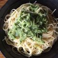 珍獣使い's cooksnap of when they made おろしきゅうりのパスタ.