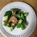 ｙｏｋｋｙｕｎ's cooksnap of when they made ぱぱっと！オクラベーコンのバター醤油炒め.