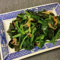 コムギ大好き's cooksnap of when they made ほうれん草とワカメの炒めもの.
