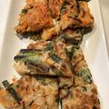 こずっきー's cooksnap of when they made 米粉でパリッと＊簡単チヂミ.