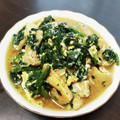 海かぁちゃん's cooksnap of when they made 〜お揚げ丼〜ほうれん草と油あげの卵とじ.