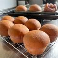 ぶるーぽぴー's cooksnap of when they made ハロウィンな紫いもパン.