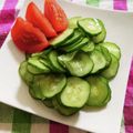 ゆず☆ななみ's cooksnap of when they made 素材1ツ☆きゅうりの☆わさびサラダ.