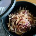 マルんちの丸顔's cooksnap of when they made 新玉ねぎのピリ辛！柚子胡椒あえ.