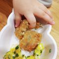 euew's cooksnap of when they made もっちり！豆腐と納豆のおやき 離乳食.