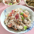 フジぽん's cooksnap of when they made 超簡単☆止まらない！鮭と枝豆の混ぜごはん.