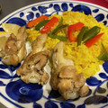 うみ7979's cooksnap of when they made 炊飯器で簡単！肉マニアの手羽元パエリア！.