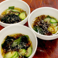 ルぴあ's cooksnap of when they made きゅうりとわかめのもずく酢.