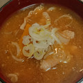 precious☆'s cooksnap of when they made 具沢山♪かぼちゃと豚肉のごま風味みそ汁.