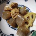 あゆはと's cooksnap of when they made 鶏モモ＋蓮根＋蒟蒻の炒め煮.