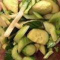 saki1010's cooksnap of when they made 居酒屋風☆やみつきキャベツ・胡瓜の塩ダレ.