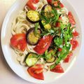 カナ1988's cooksnap of when they made 乾麺でつるつる！☆夏野菜の冷やしうどん.