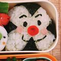 ✴秋茜✴'s cooksnap of when they made キャラ弁☆おむすびまん&こむすびまん弁当.