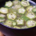 ﾋﾟﾛﾐ♡'s cooksnap of when they made とろ〜り【オクラとワカメの味噌汁】.