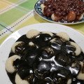 ＊あおもも＊'s cooksnap of when they made もちもち～♪黒ゴマだれの豆腐白玉団子♪.