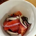 はなぴっち's cooksnap of when they made トマト紫玉ねぎ塩昆布切ってあえるだけ.