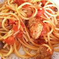 ナルド☆'s cooksnap of when they made 豚ひき肉の簡単ソーセージとトマトのパスタ.