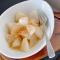いおミニマル美容飯's cooksnap of when they made レンジで簡単＊梨の蜂蜜蒸し。.