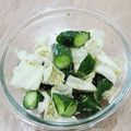 パンダ達の母です。's cooksnap of when they made やみつきになる塩だれのきゅうり.