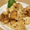 ねみねみ's cooksnap of when they made 厚揚げ豆腐とれんこんの中華風炒め.