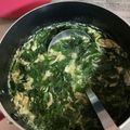みさと！！'s cooksnap of when they made 栄養満点♪モロヘイヤの中華風スープ.