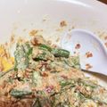 杙凪☆'s cooksnap of when they made 簡単副菜★オクラのごまマヨおかか和え.