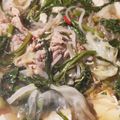 ☆ky☆'s cooksnap of when they made 簡単◎豚こま切れでもつ鍋風一人鍋.