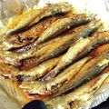 おくみの's cooksnap of when they made いわしの丸干しの醤油焼き～洗い物要らず！.